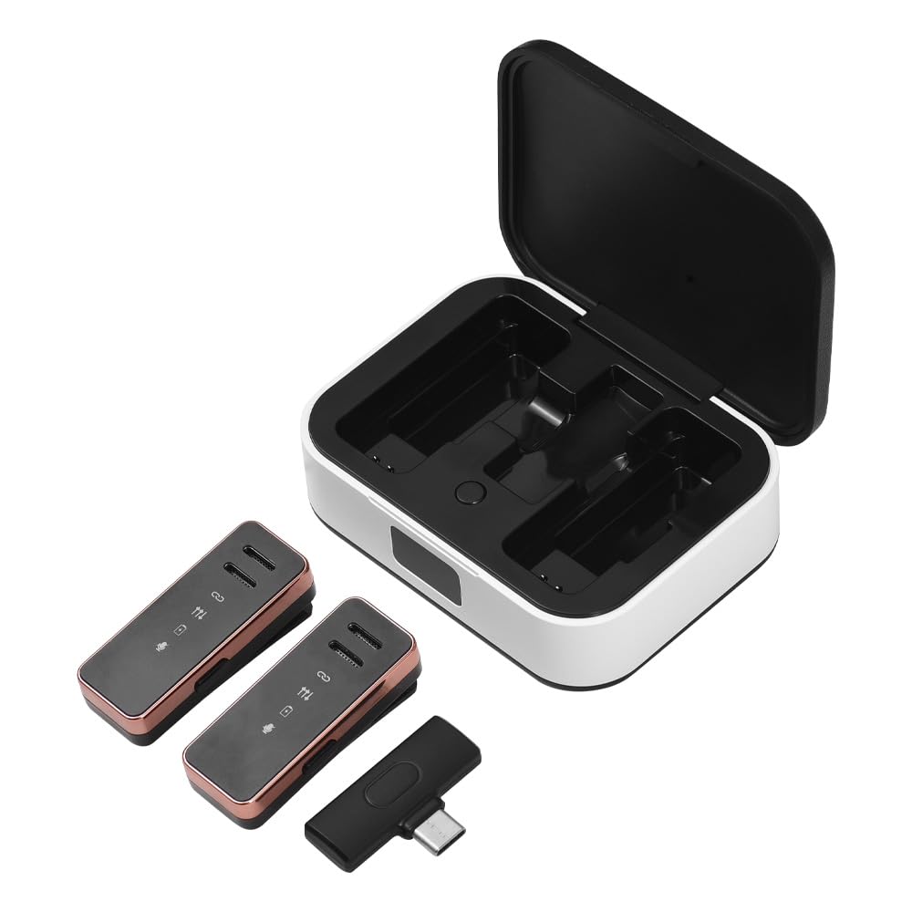Mini microphone sans fil pour téléphone portable HUIOP micro de revers avec réduction du bruit - 8