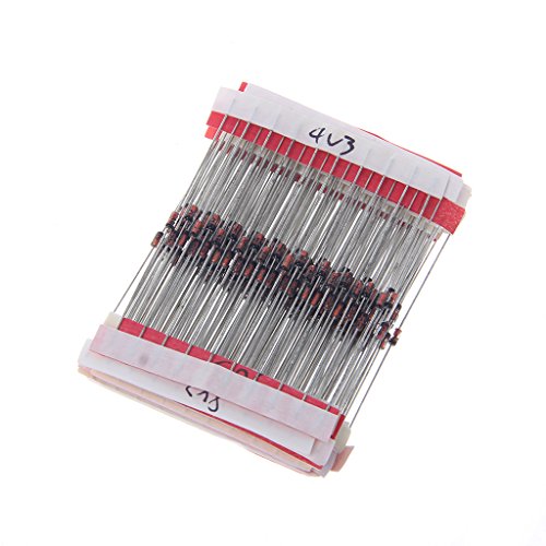 BIlinli 270 pièces Assorties 2.4V-33V 27 kit Assorti de diodes zener de 1 / 2W 0.5W Cover