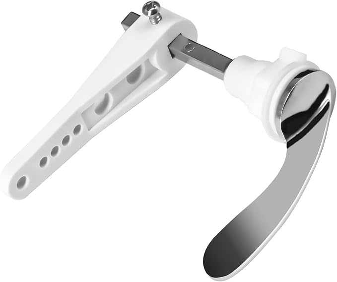 Toilet Flush Handle, SY7008 Alloy Toilet Handle, Adjustable Chrome