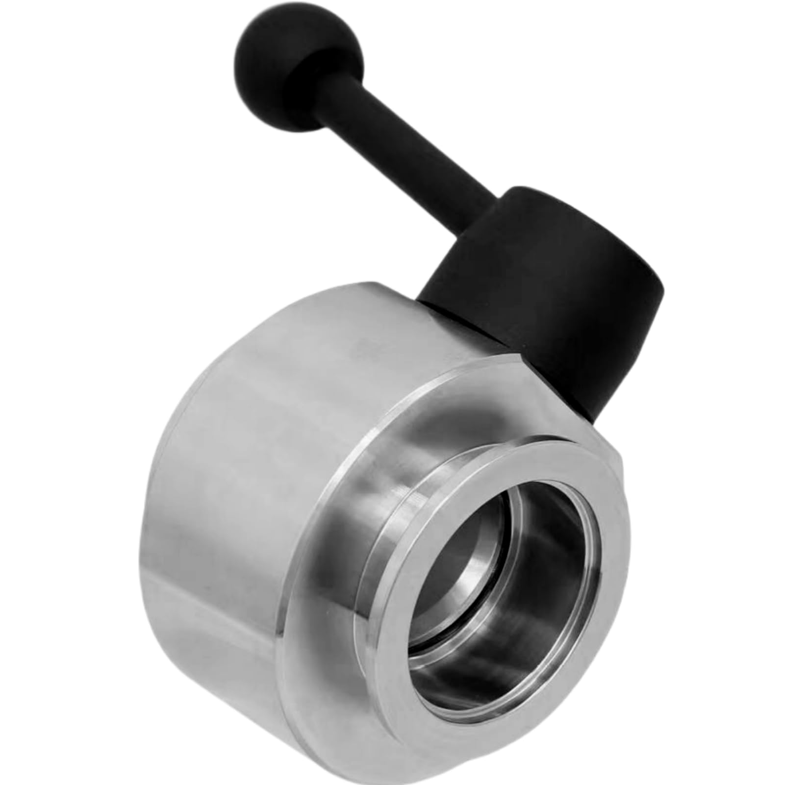 Valvola in linea in acciaio inox 304, valvola a sfera manuale con maniglia a leva, raccordi per vuoto ISO-KF/NW, 1 pezzo per un controllo sicuro ed efficiente dei fluidi