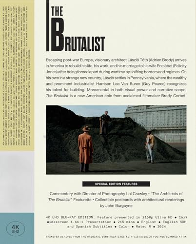 The Brutalist [4K UHD] [Blu-ray]