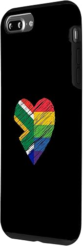 Miniatura 2 de iPhone 7 Plus8 Plus LGBTQ Sudáfrica Corazón del Orgullo Gay para Gay Lesbianas Amor LGBT Caso