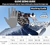 Winter Gloves for Men Women,-10°F 3M Thinsulate Thermal Coldproof Touchscreen Warm Gloves,Anti-Slip Road Bike Cycling Gloves for Skiing Biking Running Hiking Driving-Dark Grey-XXL #5