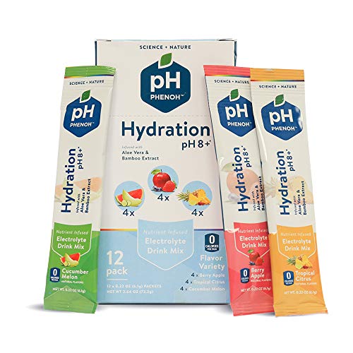 Phenoh Hydration Nutrient Infused Alkaline Water Enhancer | Performance and Recovery | Plant