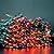 YULETIME Multicolor Christmas Lights, 66 Feet 200 Count UL Certified String Lights, 2 Sets of 33 Ft 100 Count Incandescent Mini Lights (Multicolor)