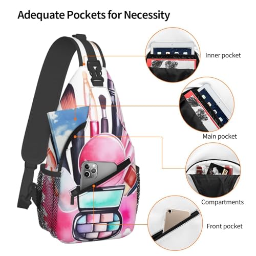 Mochila cruzada deportiva pequeña negra para diario miniatura 4