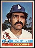 1976 Topps #660 Davey Lopes Los Angeles Dodgers (Baseball Card) NM Dodgers