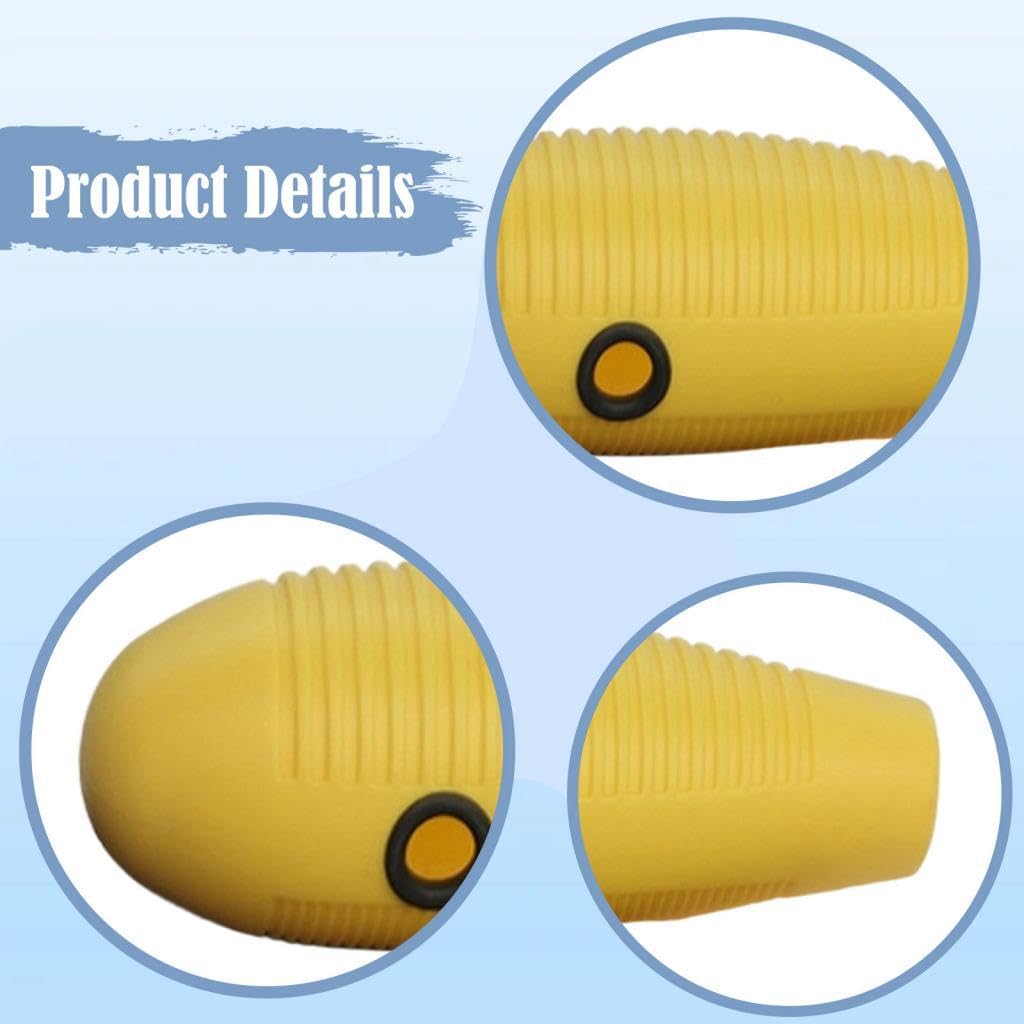 Instrumento de Güiro, Sonajero de Güiro, Herramienta de Enseñanza Educativa, Herramienta de Entrenamiento Musical para Principiantes en Acompañamiento, Amarillo