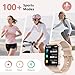 Blackview 2025 Fitness Tracker (Answer/Make Calls), Smart Watch for Men and Women with Heart Rate/SpO2/Sleep Monitor/2 Straps, 100+ Sports Modes, IP68 Waterproof Activity Tracker for Android/iPhone