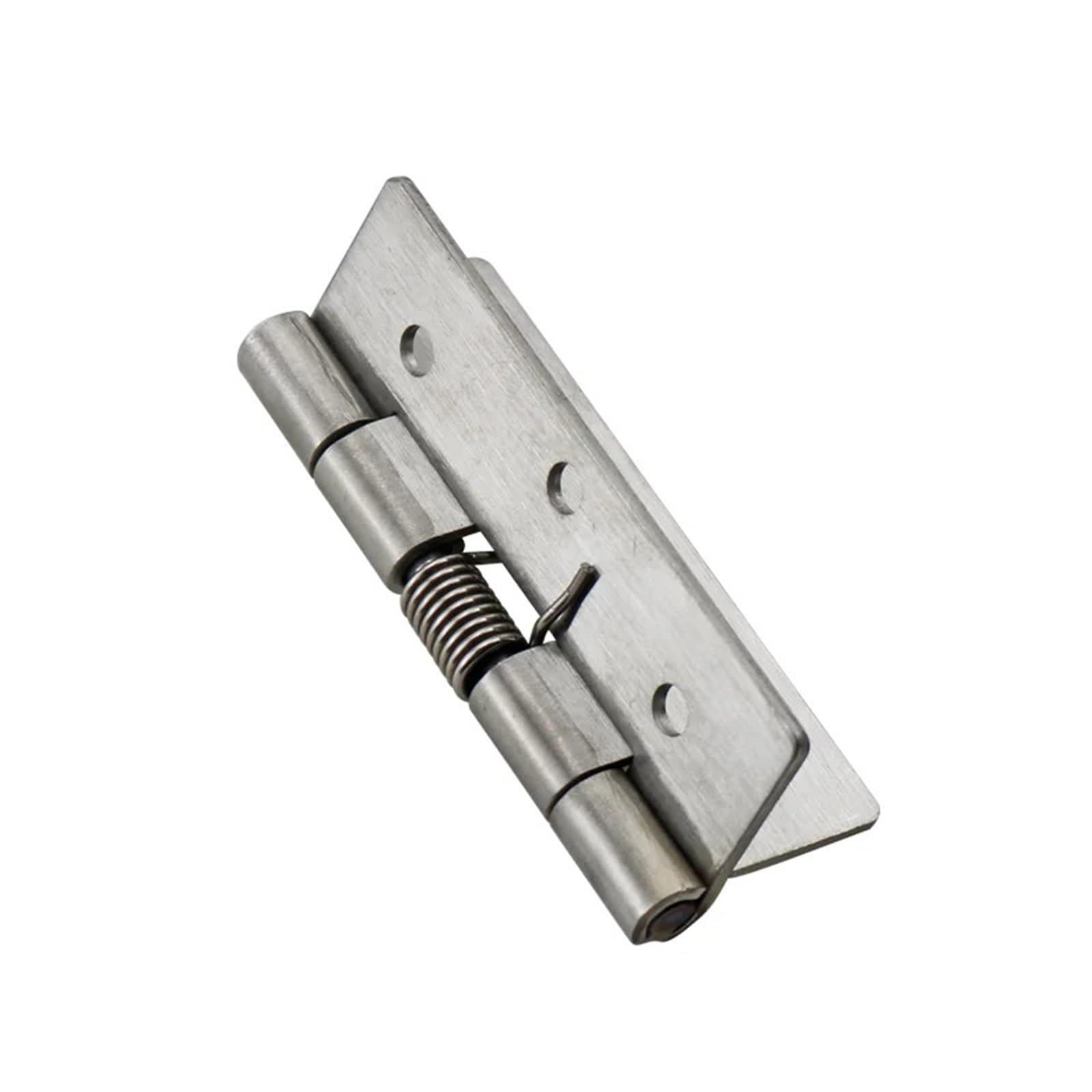 FQJYXWEWL 304 Stainless Steel Spring Hinge Industrial Equipment Automatic Reset 1Pcs