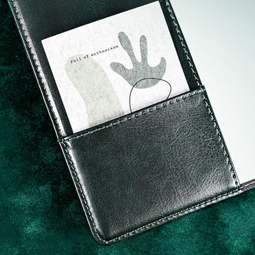 Carnet rétro à boutons pont protégeant vos notes de la transparence
