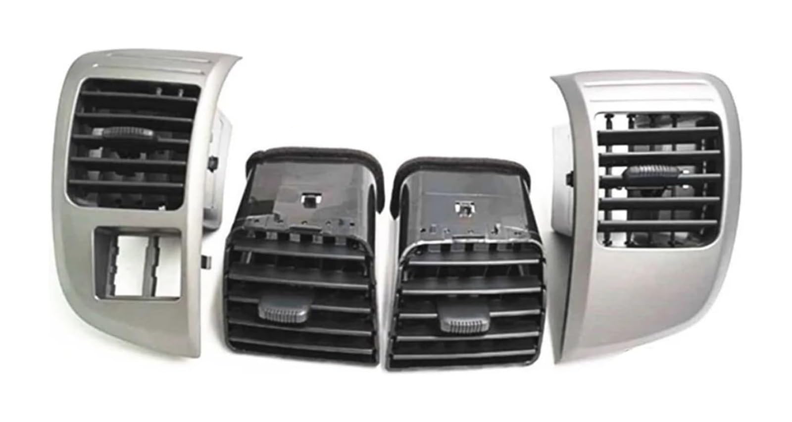 Rorll 4Pcs Warm Air Outlet For Isuzu For D-Max Dashboard Air Outlet Conditioner Cool Warm Ac(4Pcs)