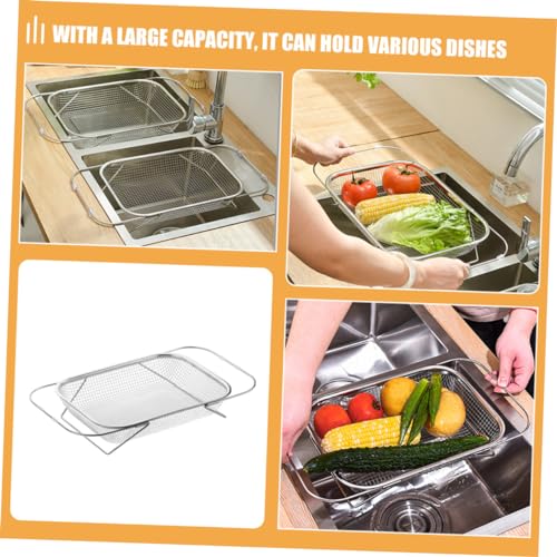Cesto Escurridor Retráctil para Fregadero Cocina miniatura 4