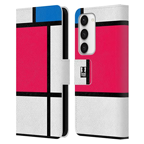Étui Portefeuille Samsung S23 5G Head Case Designs Néon