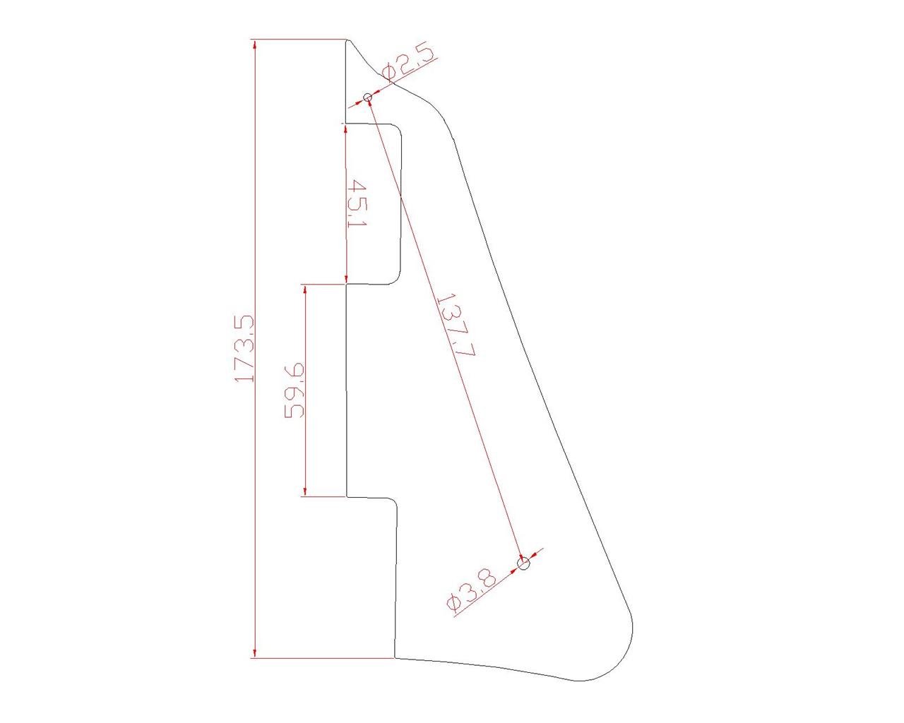 KAISH LP Standard Pickguard Guitar Pick Guard Scratch Plate for Les Paul Guitars Made in USA Solid Black 1 Ply - Image 3