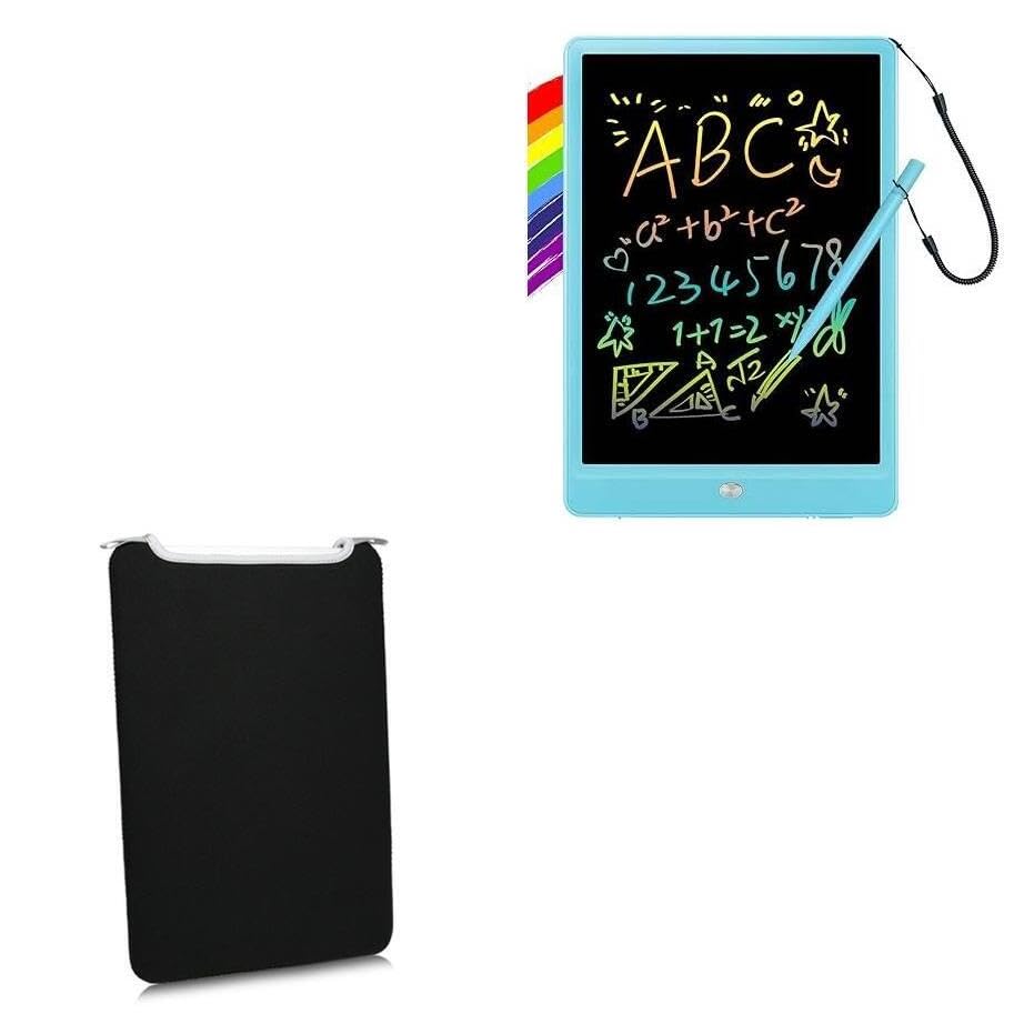 BoxWave Case Compatible with Orsen ZC-24 (10 in) - SlipSuit, Soft Slim Neoprene Pouch Protective Case Cover - Jet Black