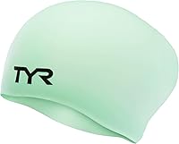 Vista 14 de Gorro de natación TYR, de silicona, ideal para pelo largo, no se arruga