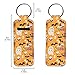 Tongluoye Cute Ghosts Bats Holder Keychain Bulk for Teen Girls Designed in Simple but Fashion Moon Poison Shape with Versatile Uses Suitable for Your Small Cosmetics Travel Accessories Holiday Gifts