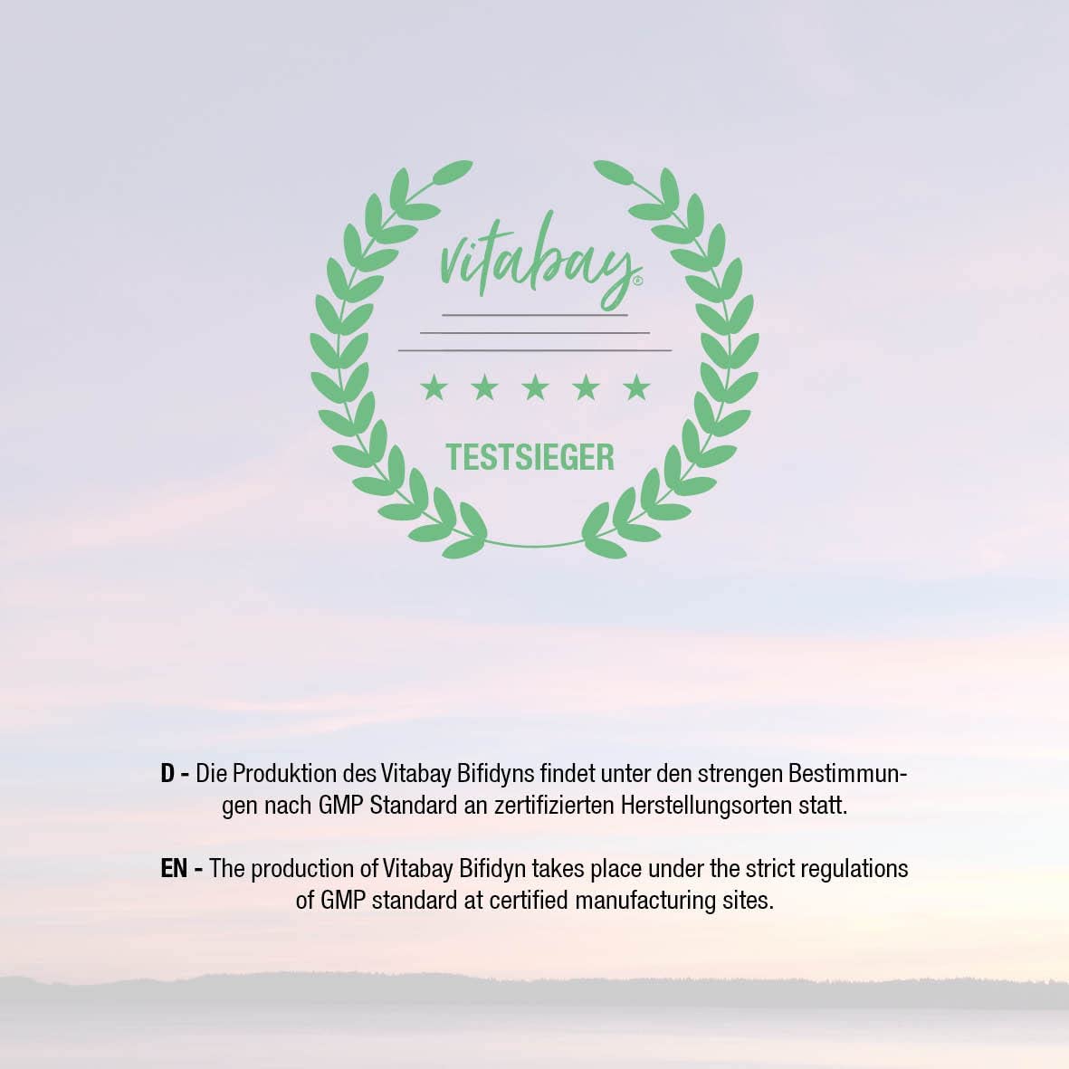 Vitabay Bifidyn – Bifidobakterien-Kulturen – 120 vegane Kapseln (Packung mit 2)