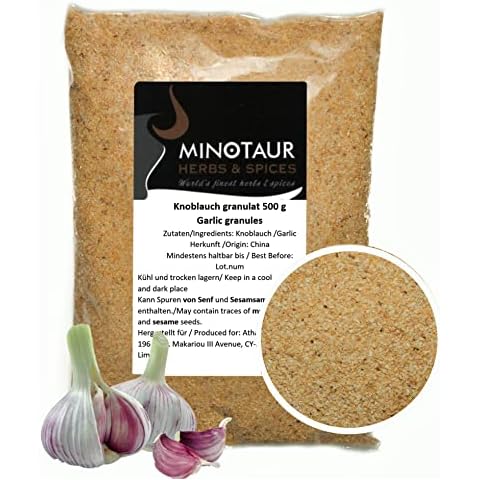 Minotaur Spices | Knoblauch granulat, Knoblauch granuliert 2 x 500g (1 Kg) Cover