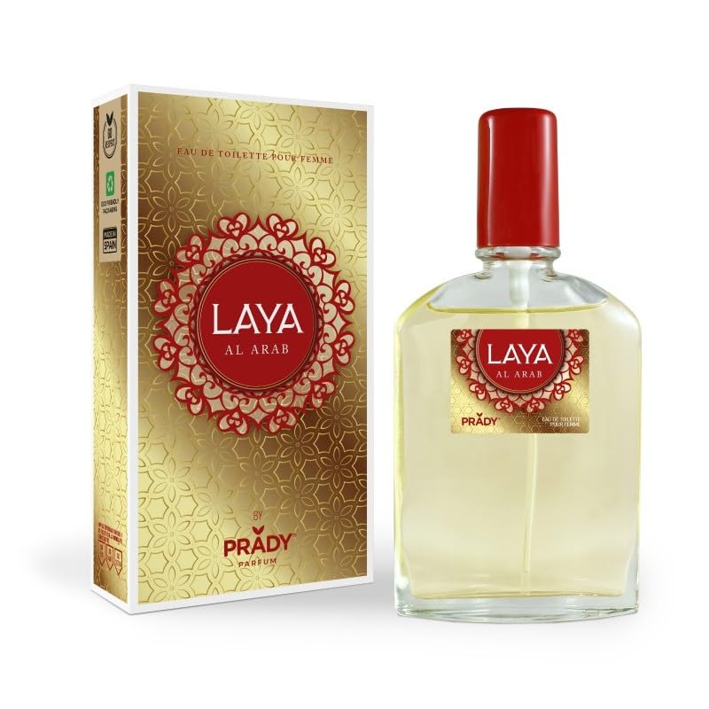 COLONIA LAYA AL ARAB COMPATIBLE CON - AMEERAT AL ARAB ROJA LATTAFA - 90 ML - PRADY PARA MUJER LATTAFA