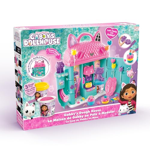Canal Toys - La Maison de Gabby en Pâte à Modeler pour Enfants de 3 Ans+ - Activité Manuelle - Idée Cadeau pour Jouer et Transformer ta Pâte à Modeler dans Les Moule de tes héros préférés - GAB 023