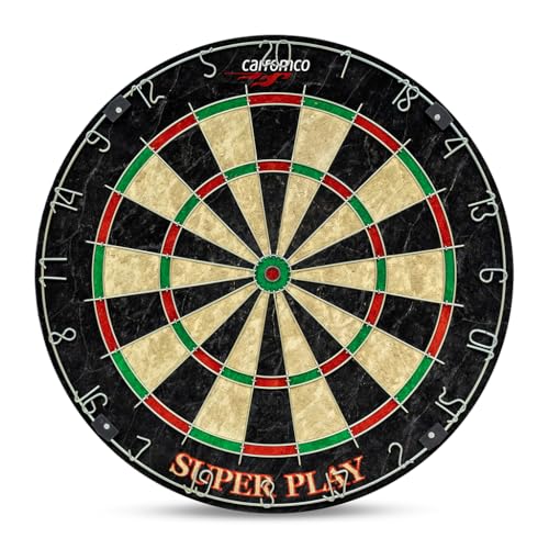 Cible sisal Carromco Superplay fléchettes acier et souples pour cible de pub - 2