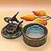 KNB HANDICRAFT Sundail Compass Brass Antique Sundial Compass with Leather Case Antique Finish Vantage Compass | Birthday Gift, Baptism Compass, 2.83x2.83x1.38'