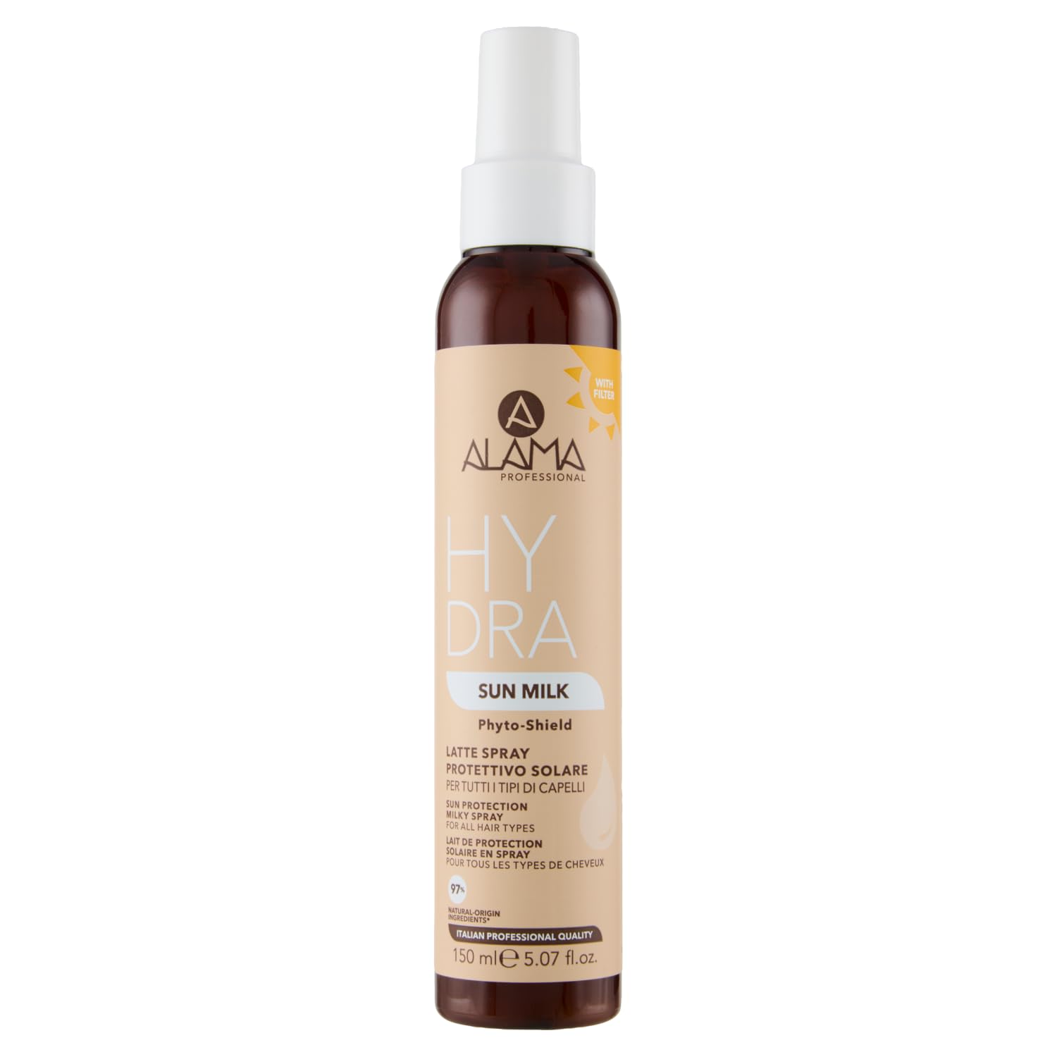 Alama Hydra - Sun Milk Latte Spray Protettivo Solare per Capelli, 150ml