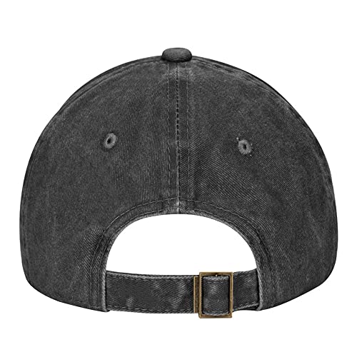 Image of HHNLB Embroidered Funny American Flag and Deer Skull Hunting Hat, Distressed Cotton Wash Baseball Cap Gifts for Men Women