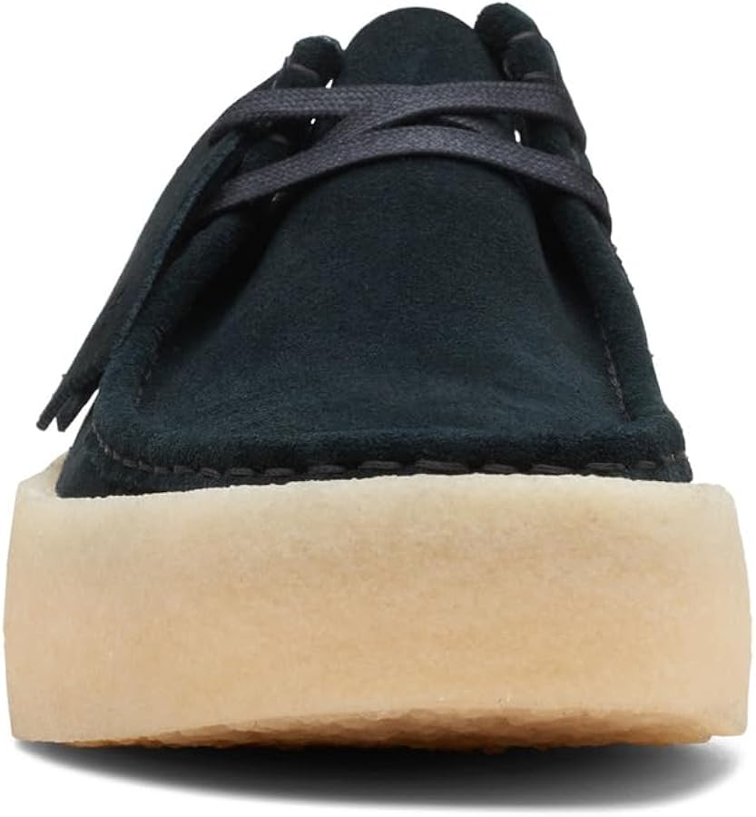 Amazon.com | Clarks Wallabee Cup Lo Black Suede Warmlined 8 D (M