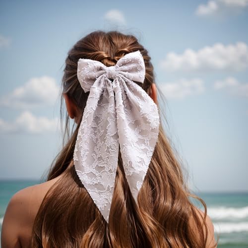 LFOUVRE Pinzas de pelo elegantes para niñas y mujeres - Clips y pasadores de pelo estilosos | Moños rosas para niñas, accesorios para el cabello para mujeres, perfectos para uso diario o ocasiones especiales miniatura 4