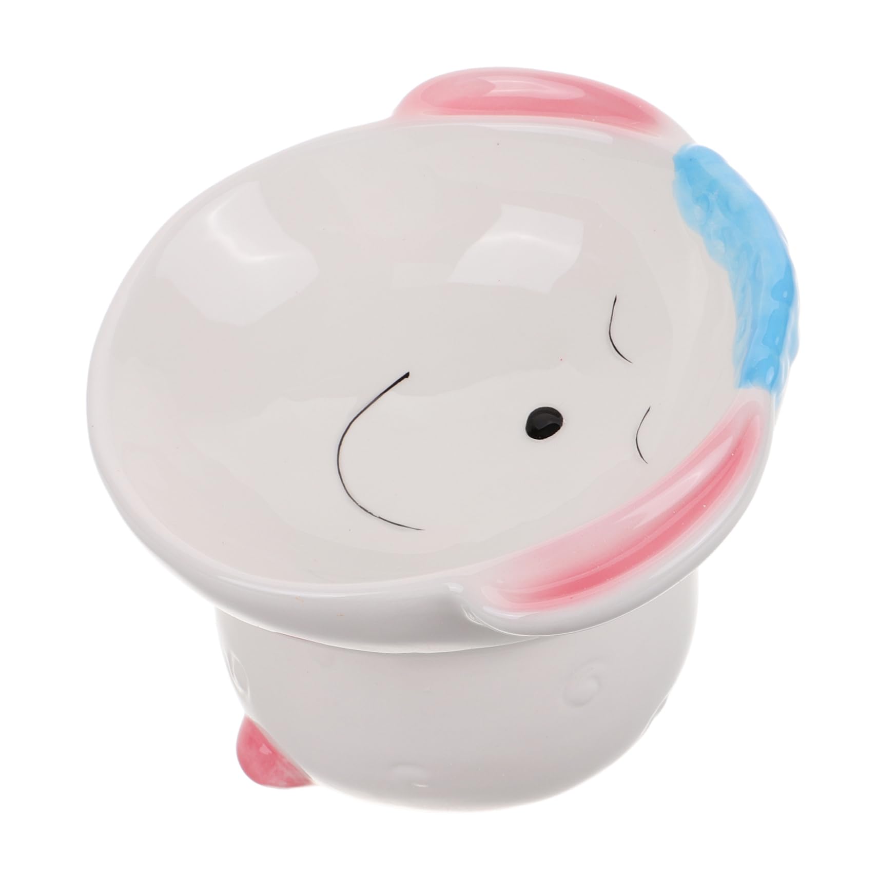 Cuenco para Gatos De Comedero Elevado para Gatos Protección Columna Adecuado para Comedero y Bebedero