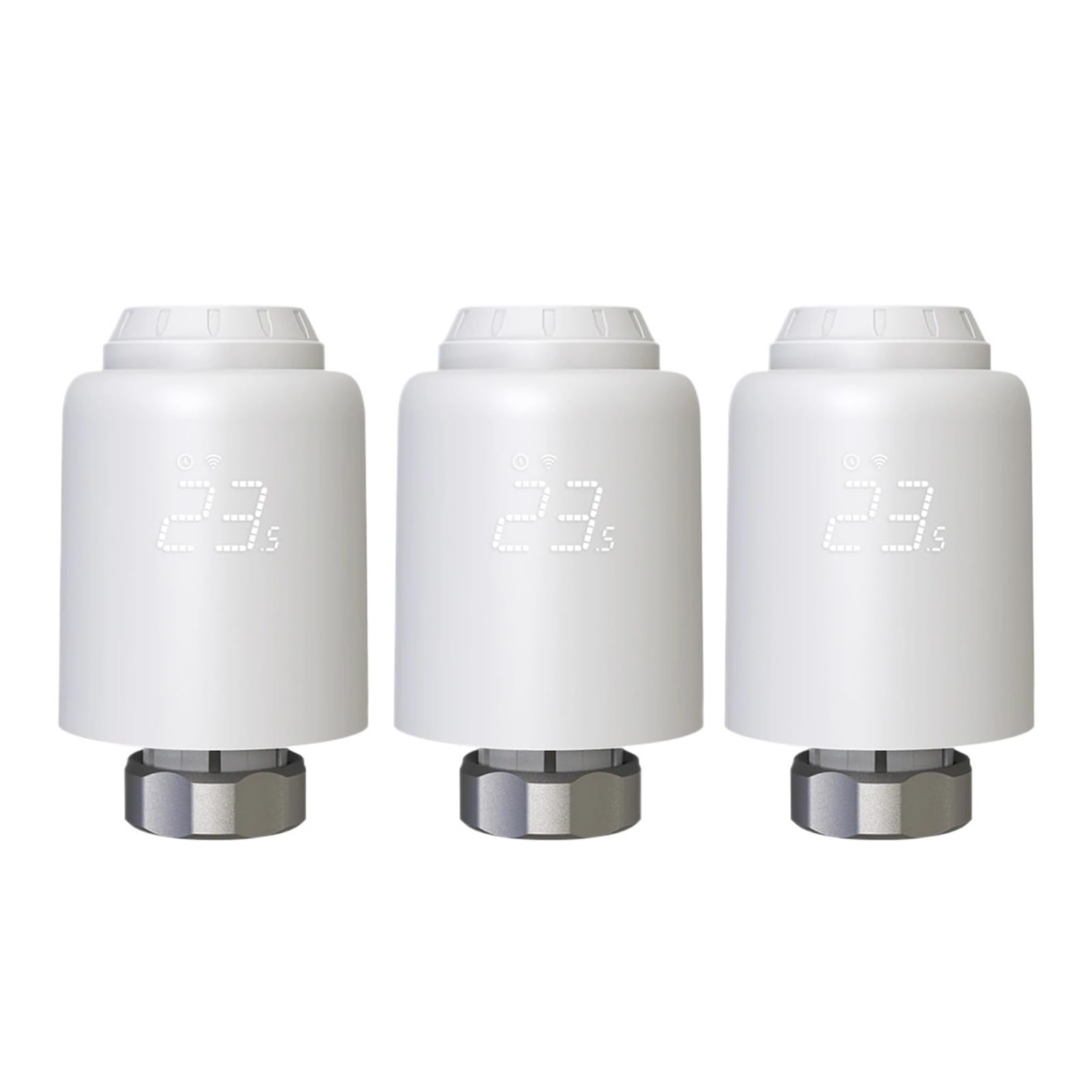 Bezprzewodowy, Zdalny Regulator Temperatury Ogrzewania Z Termostatycznym Zaworem Grzejnikowym I Sterowaniem Głosowym OszczęDza Energię I Koszty Ogrzewania(3PCS Valve)