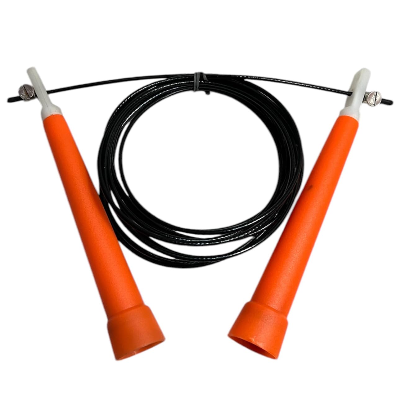 Sportwort Speed Skipping Rope For Women & Men, Orange-Black-image-0