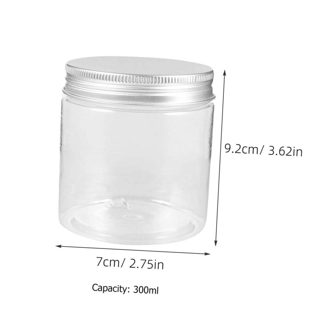 Alipis 5 Set Barattoli Trasparenti Contenitori Per Conservare Snack E Spezie Barattoli Ermetici Per Cucina E Casa 6 Pezzi*5