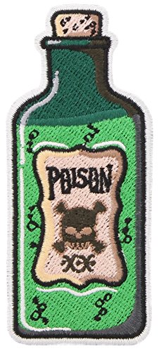 Targhetta Vivigade Toppa Green Poison Bottle