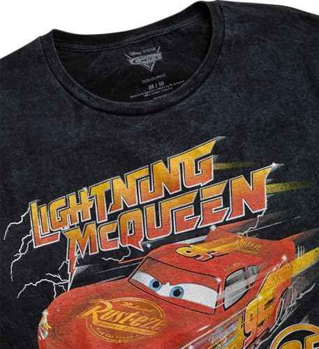 Disney Womens Graphic T Shirt - Pixar Cars Lightning McQueen Marie Crop Top Short Sleeve Graphic Tees for Women (Sizes: S-XL)3