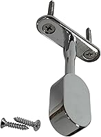 Vista 12 de Tapa ovalada para barra de armario 0.591 in x 1.181 in Cromo pulido Paquete de 2