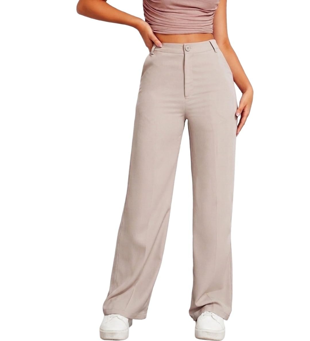 elendra jeans Elendra Women Lycra - Bootcut Trousers Pant Wide Leg-picture-41