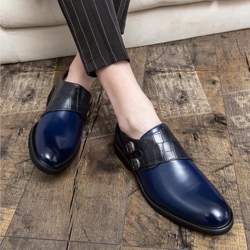 Mocasines para hombre de gala estilo formal elegante con punta redonda 5
