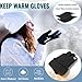 Winter Gloves Women Men Thermal Warm Touchscreen Gloves Cold Weather Waterproof Motorcycle Men Winter Workout Running Glove Christian Jesus Cross Snowboarding Glove for Cycling Fishing Christ Gifts,L