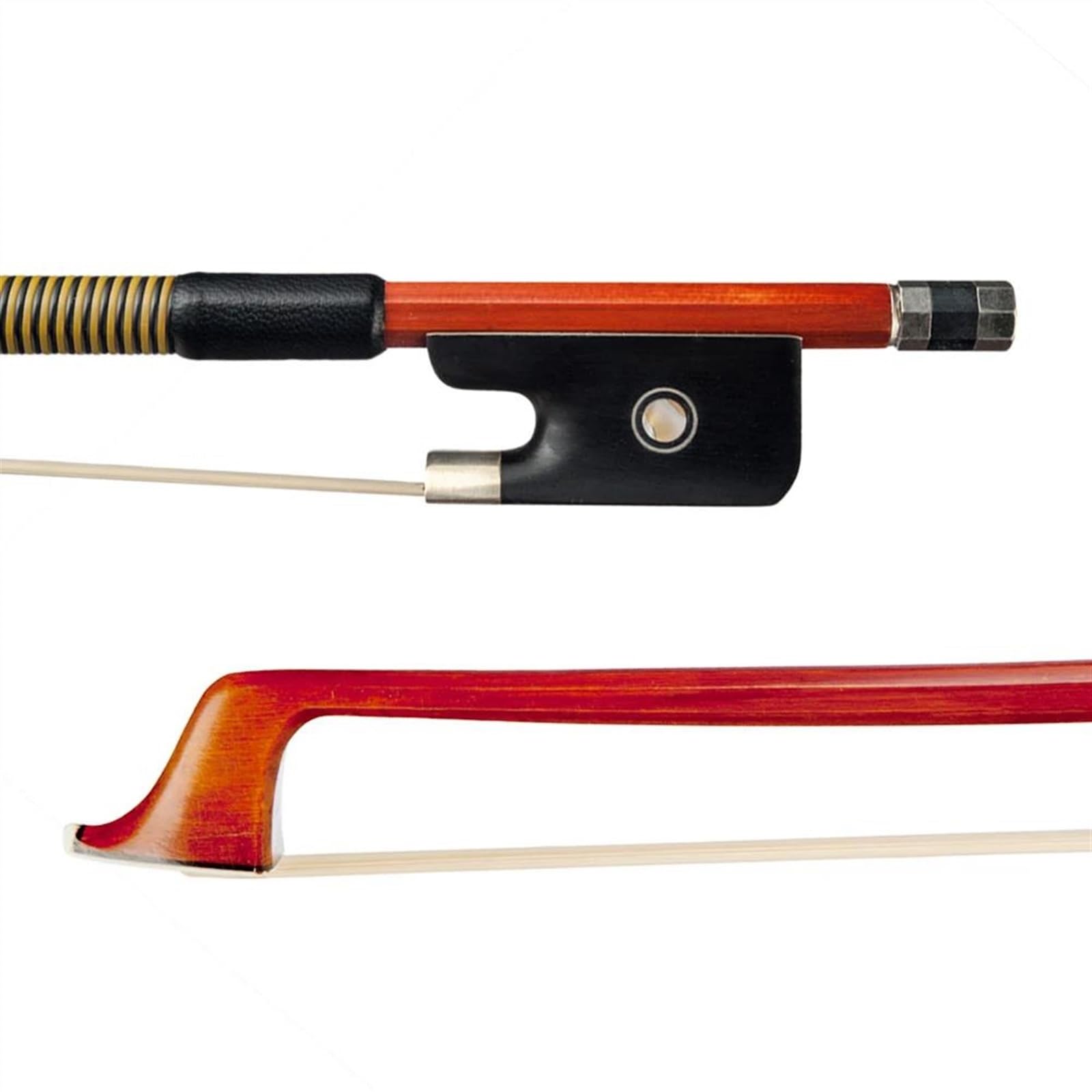 Geigenbogen Klassischer 4/4-Geigenbogen Aus Brasilholz Leicht Richtige Balance Bogenhaare Aus Rosshaar Ebnoy Für 15/16 Zoll Viola