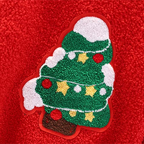 Toddler Furry Xmas Deer Knitwear Top Kids Cute Funny Christmas Reindeer Knit Pullover New Years Red Sweater2