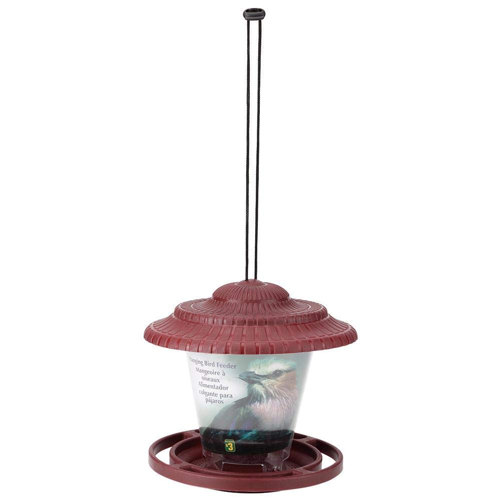 Alimentador De Aves Contenedor Colgando Semillas De Aves Alimentación Jardín Suministros Comedero para pájaros Silvestres