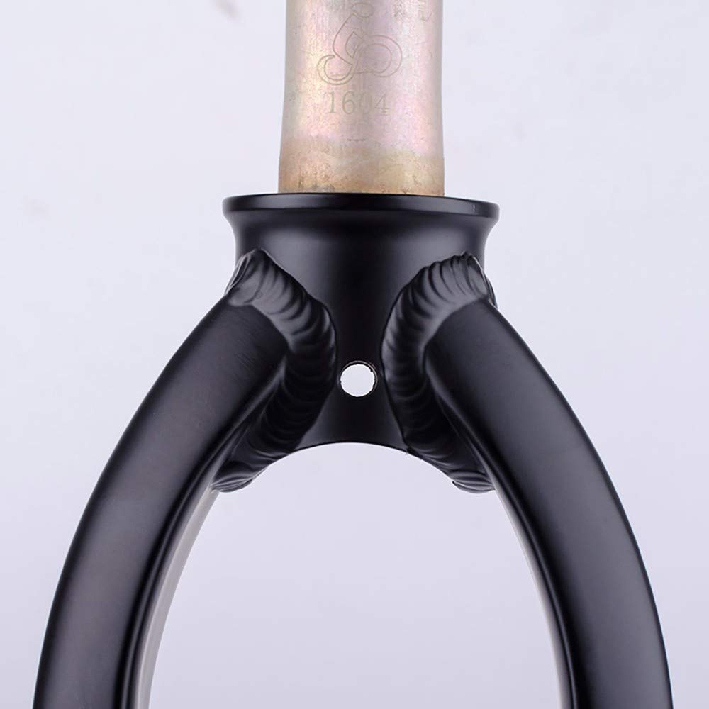 Widelec do zawieszenia rowerowego, 26/27,5 cala, widelec przedni do roweru górskiego, aluminiowy widelec twardy/podpora 7-calowa tarcza (183 mm)/Open Gear 100 mm/rura sterująca 28,6 mm x 250 m