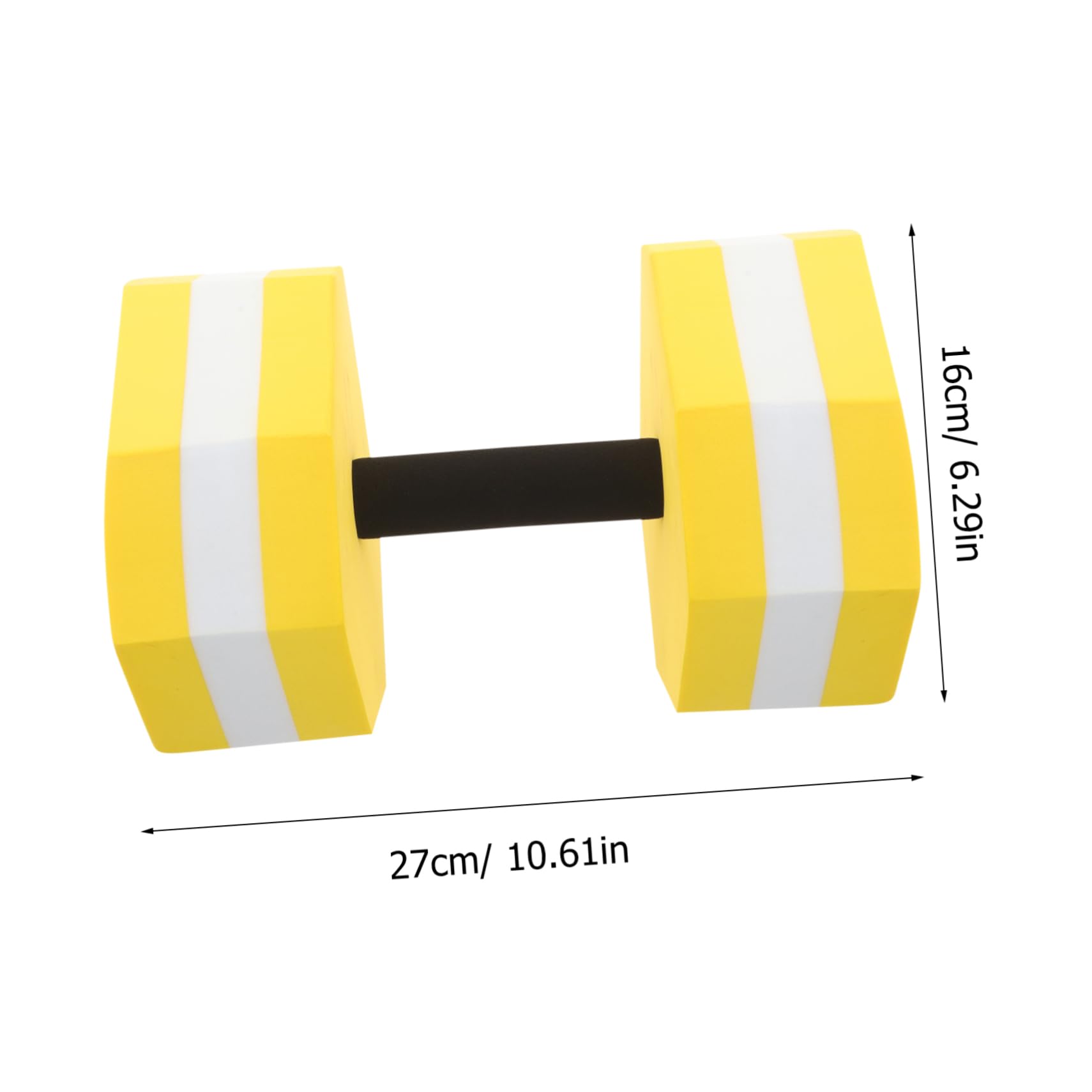 Garneck Ergonomic Water Weights for Pool Exercise 2pcs Set Material Low-Impact Workout Enhance Muscle Strength