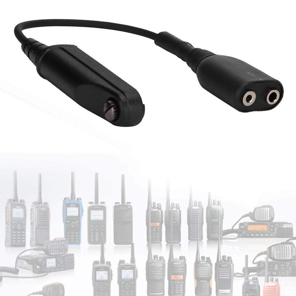 Tosuny Adattatore Cavo Audio walkie-Talkie K-Head 2Pin per BF-9700 A-58 UV-XR UV-5S GT-3WP UV-9R Plus, interfaccia K 2Pin Porta Cuffie UV-5R, Accessori