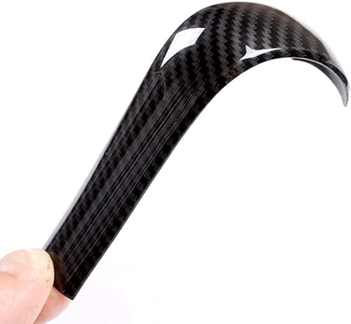 Miniatura 6 de YIWANG Cubierta de cabeza de cambio de marcha central de automóvil estilo fibra de carbono para BMW E39 E60 E61 E83 E53 E46 Accesorios de coche (no