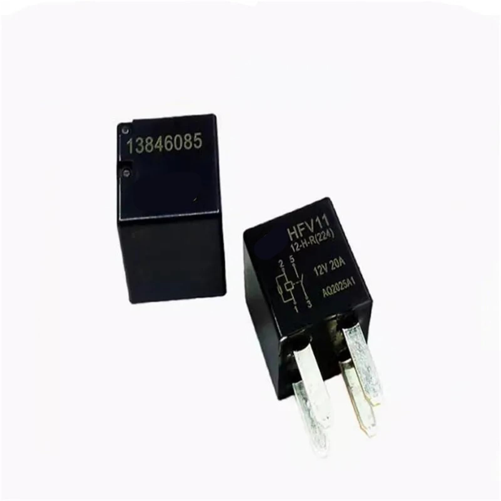 Relais HFV11 12V 20A à 4 broches pour circuit automobile - 2